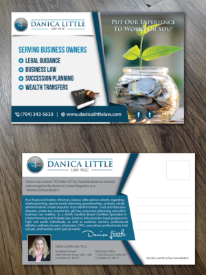 Postcard Design by Alexandar for Danica Little Law, PLLC | Design: #13103330