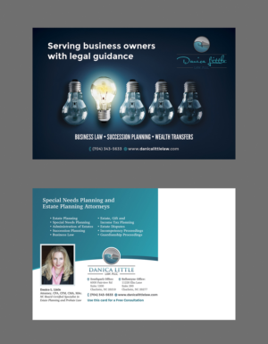 Postcard Design by laxman2creative for Danica Little Law, PLLC | Design: #13073818