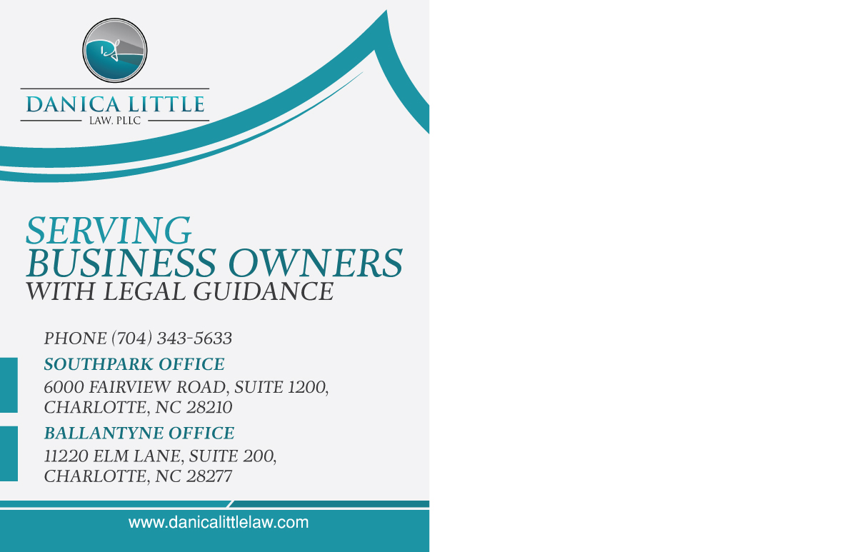 Diseño de Postal por Impressive Sol para Danica Little Law, PLLC | Diseño #13072427