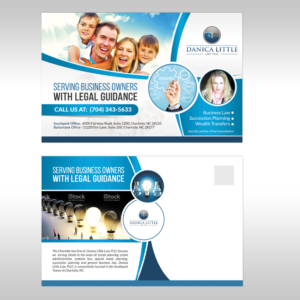Postcard Design by debdesign for Danica Little Law, PLLC | Design: #13105849