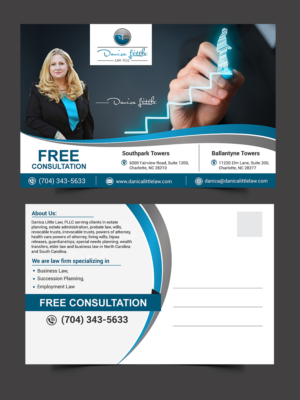Postcard Design by ecorokerz for Danica Little Law, PLLC | Design: #13125288