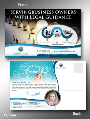 Postcard Design by innovative earth for Danica Little Law, PLLC | Design: #13091874
