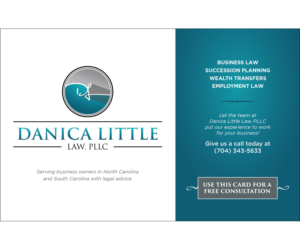 Postcard Design by micheleshubert for Danica Little Law, PLLC | Design: #13093203