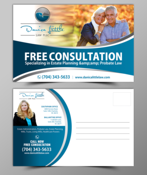 Design de Carte Postale par creativeavoy pour Danica Little Law, PLLC | Design #13111150