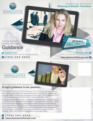 Postcard Design by Marketing Wings for Danica Little Law, PLLC | Design: #13095404