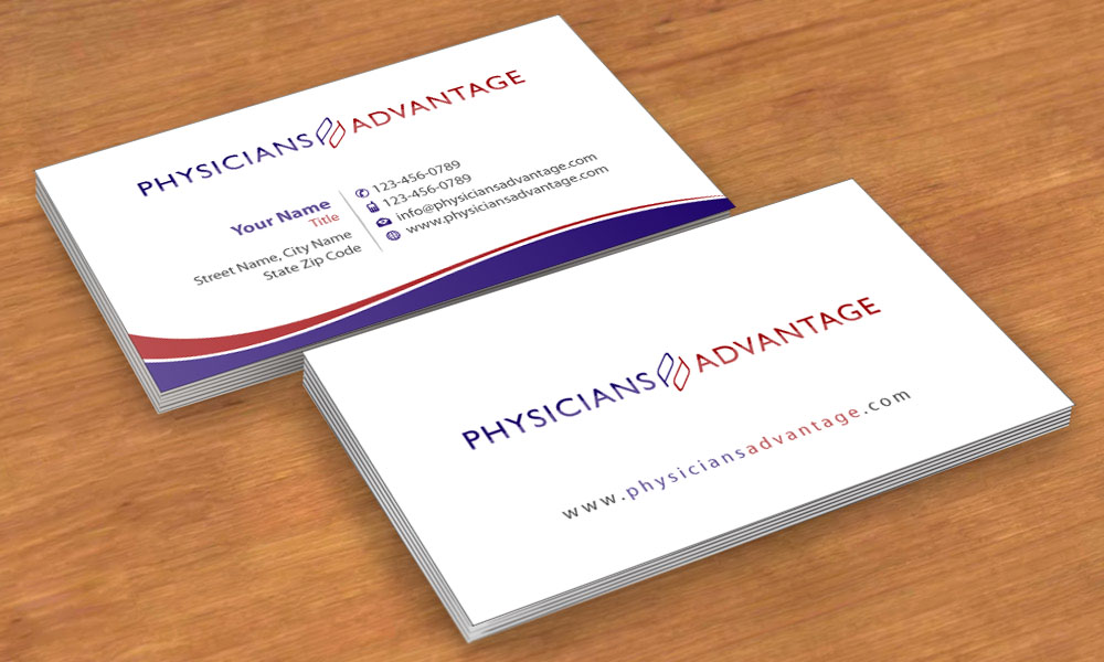 Visitenkarten-Design von Sbss für Physicians Advantage Services, Inc. | Design #2448072