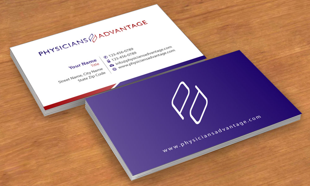 Visitenkarten-Design von Sbss für Physicians Advantage Services, Inc. | Design #2448093
