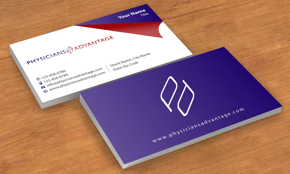 Visitenkarten-Design von Sbss für Physicians Advantage Services, Inc. | Design #2448104