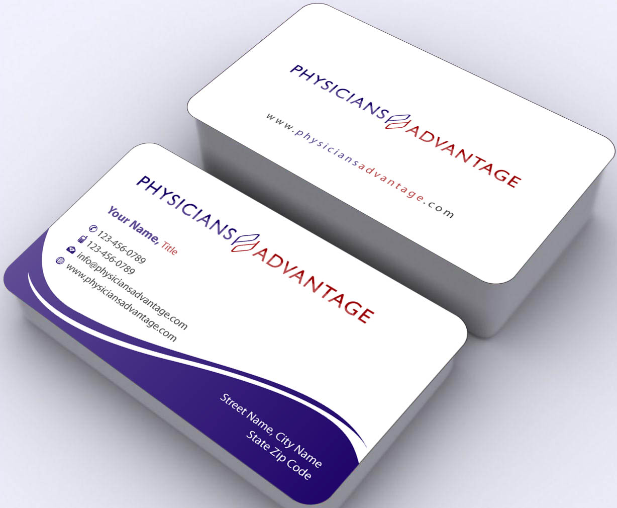 Diseño de Tarjeta de Presentación por Sbss para Physicians Advantage Services, Inc. | Diseño #2448109