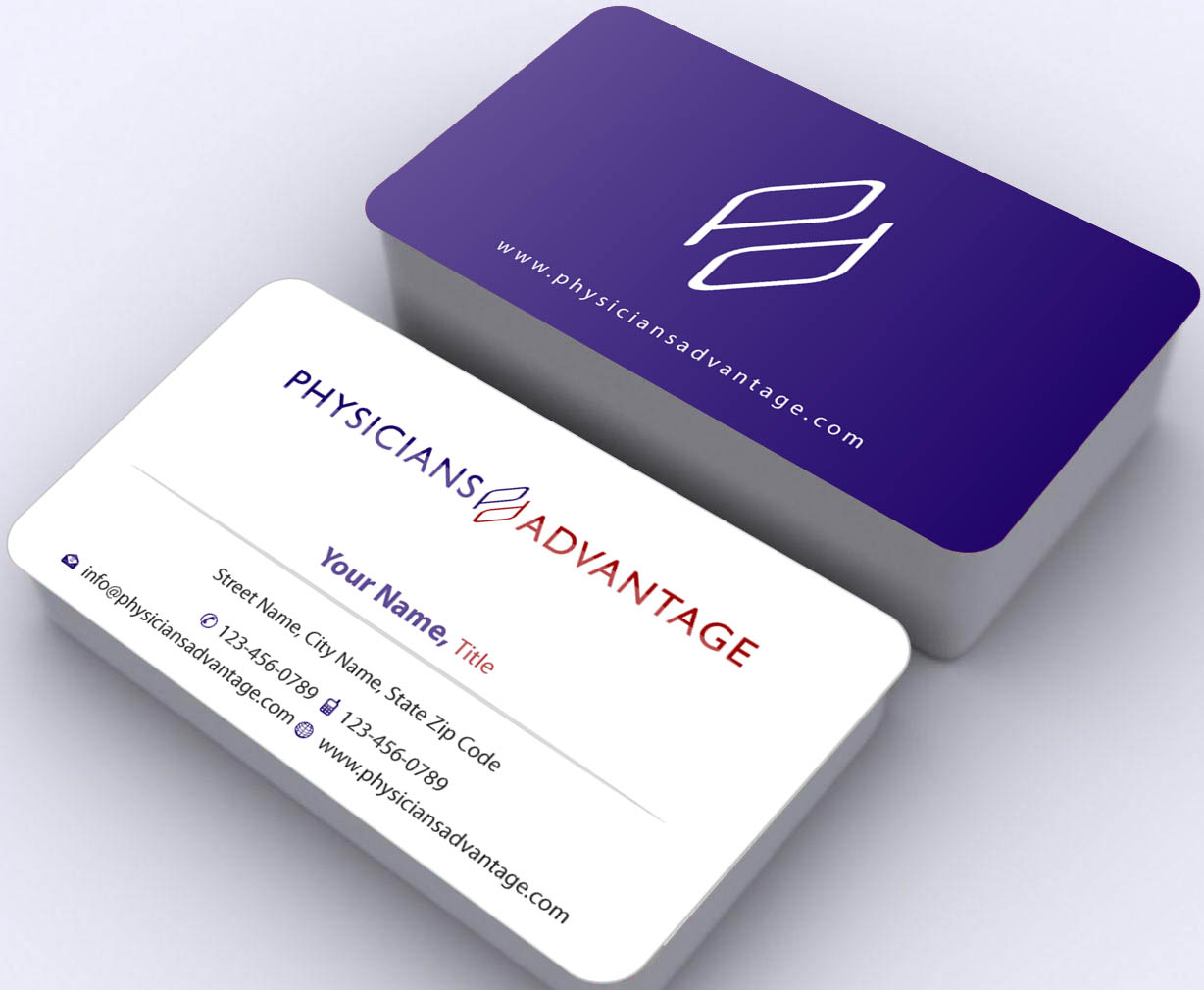 Visitenkarten-Design von Sbss für Physicians Advantage Services, Inc. | Design #2448224