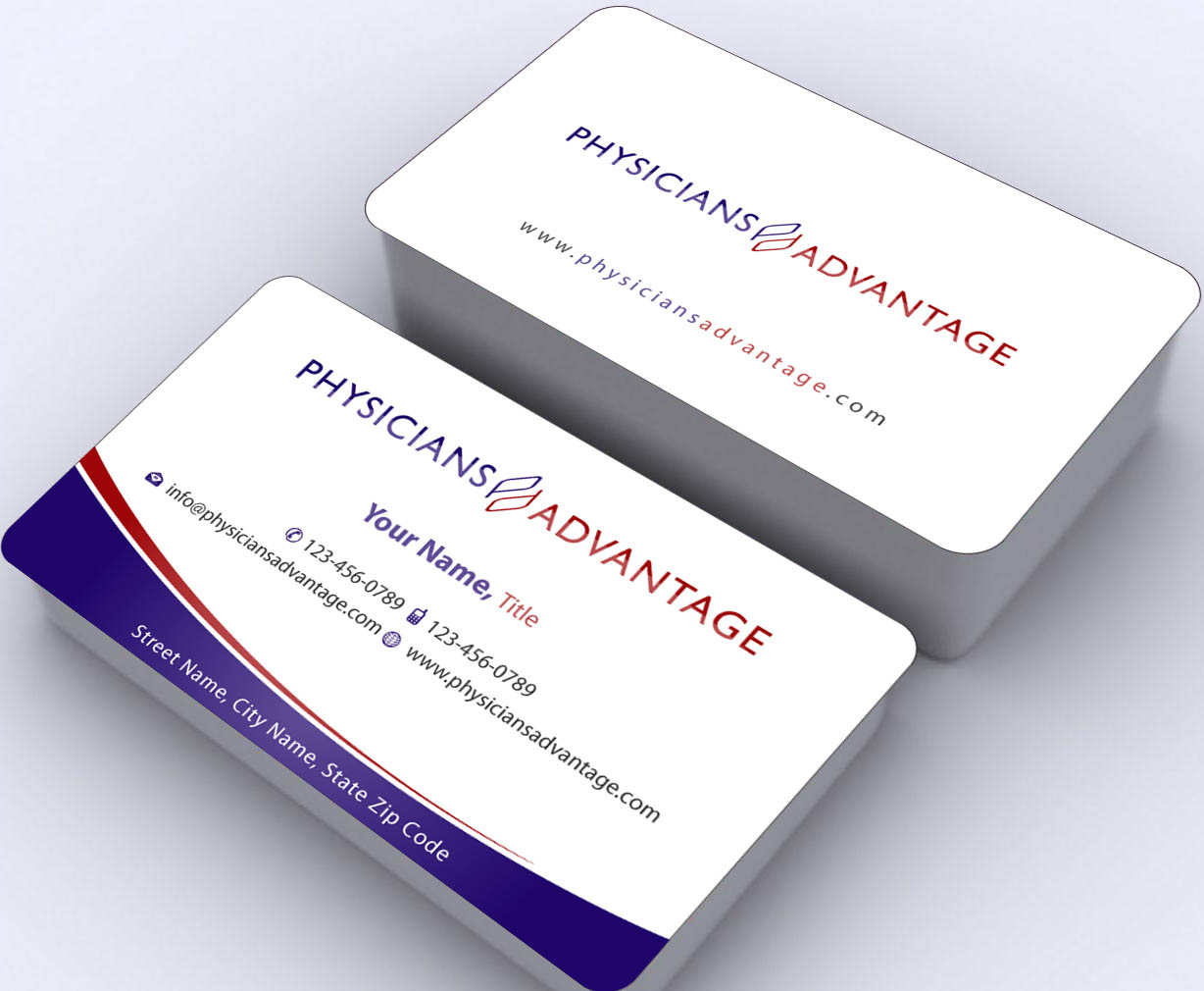 Visitenkarten-Design von Sbss für Physicians Advantage Services, Inc. | Design #2448234