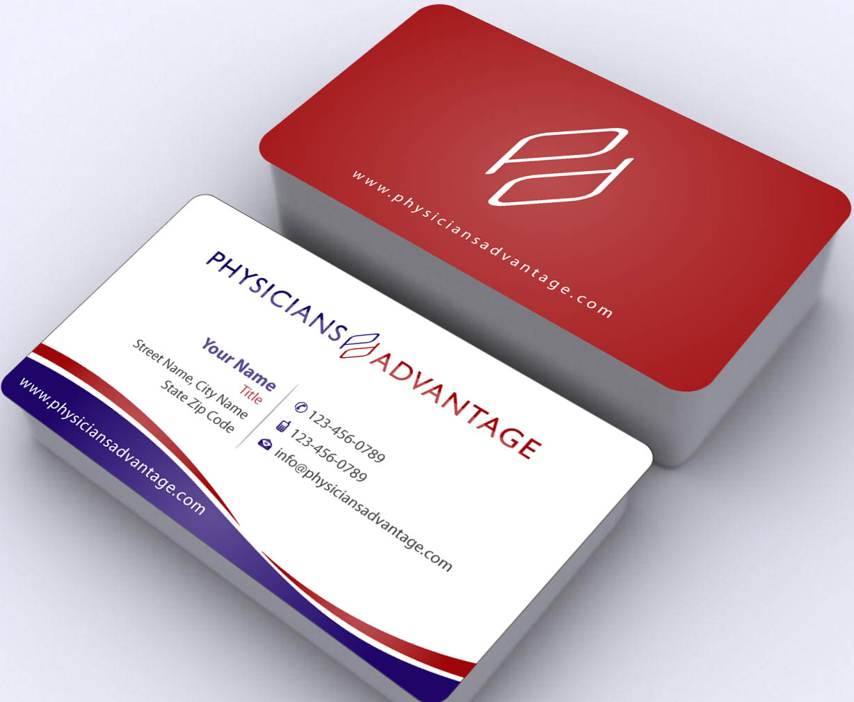 Visitenkarten-Design von Sbss für Physicians Advantage Services, Inc. | Design #2448238