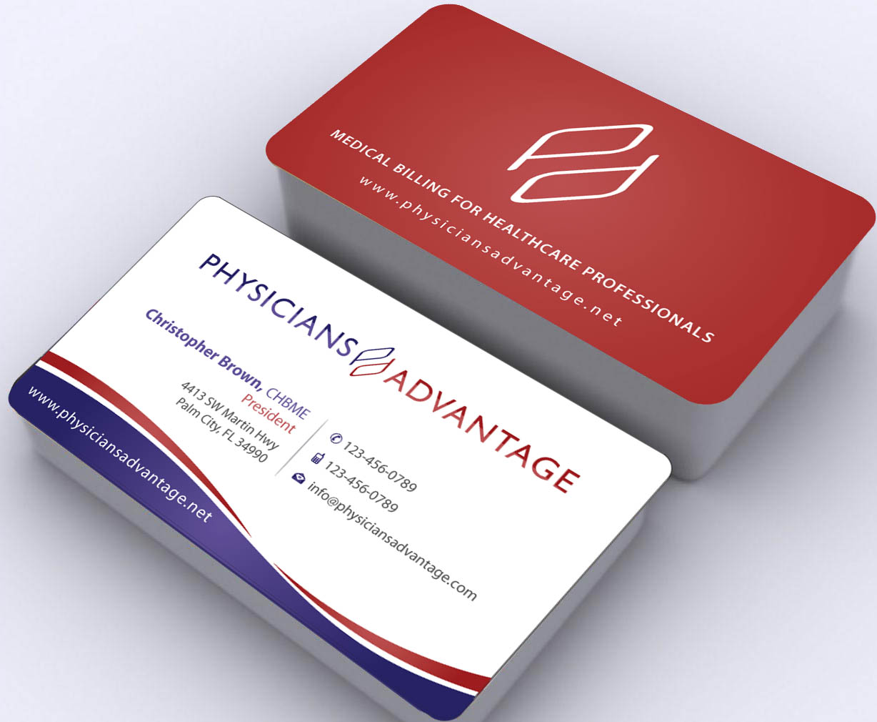 Diseño de Tarjeta de Presentación por Sbss para Physicians Advantage Services, Inc. | Diseño #2455023