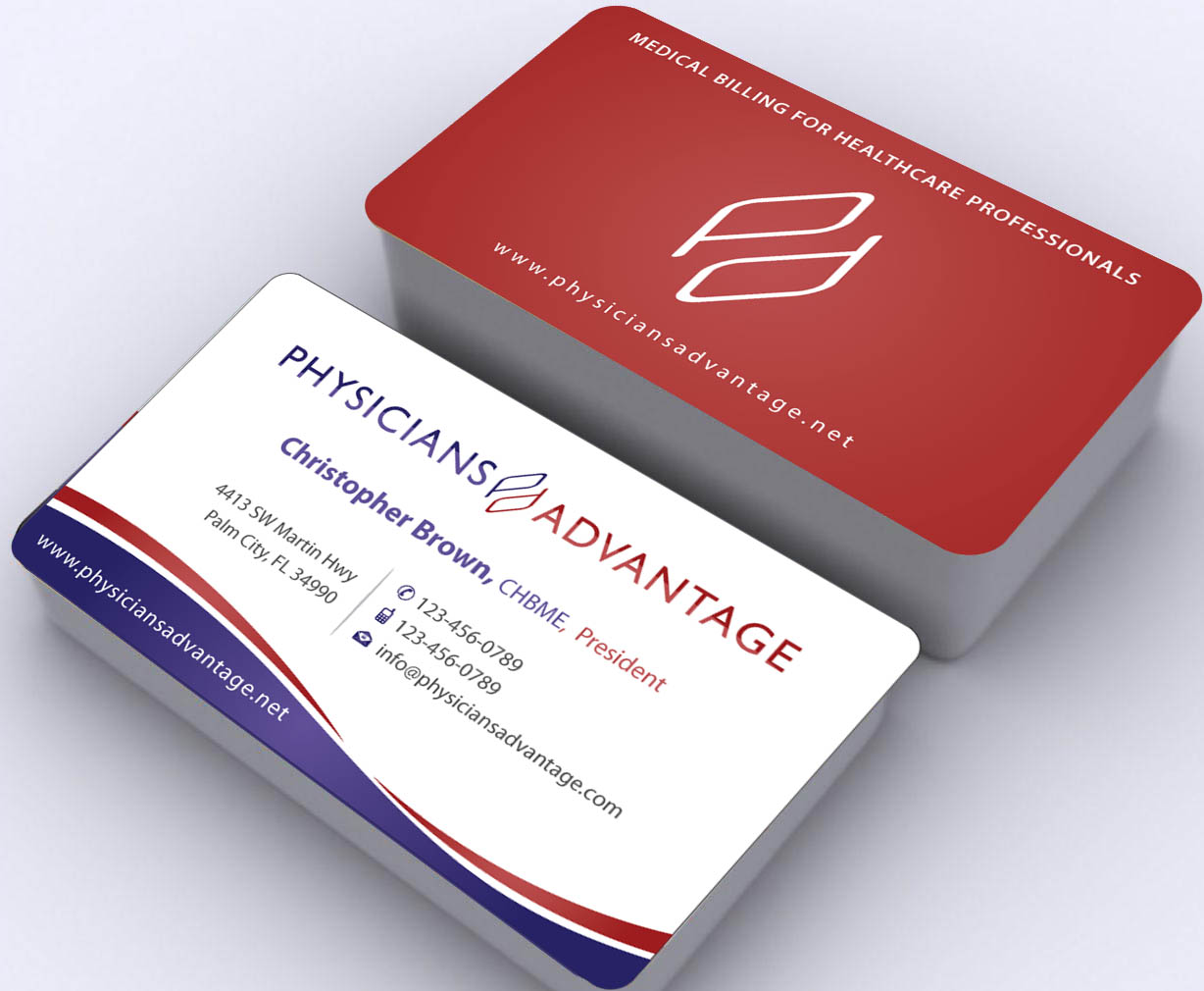 Business Card Design by Sbss for Physicians Advantage Services, Inc. | Design #2455027