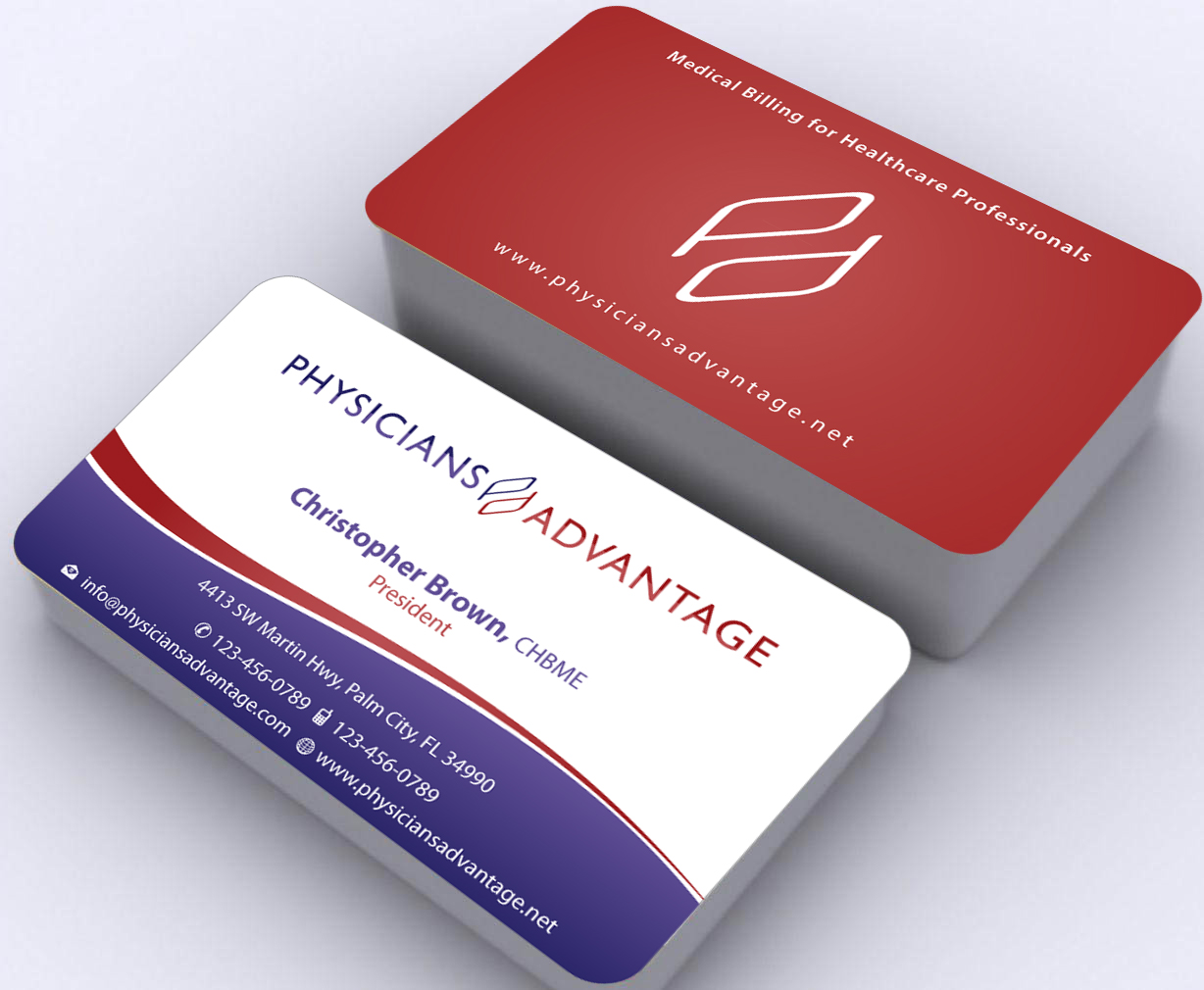 Business Card Design by Sbss for Physicians Advantage Services, Inc. | Design #2455032