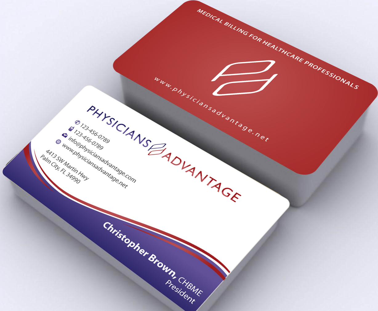 Diseño de Tarjeta de Presentación por Sbss para Physicians Advantage Services, Inc. | Diseño #2455035