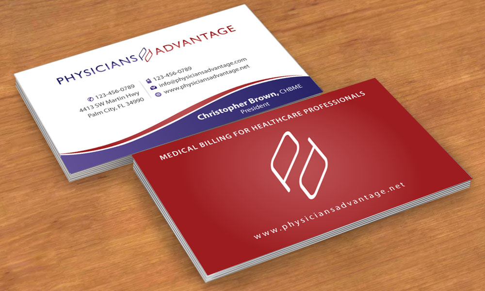 Business Card Design by Sbss for Physicians Advantage Services, Inc. | Design #2455042