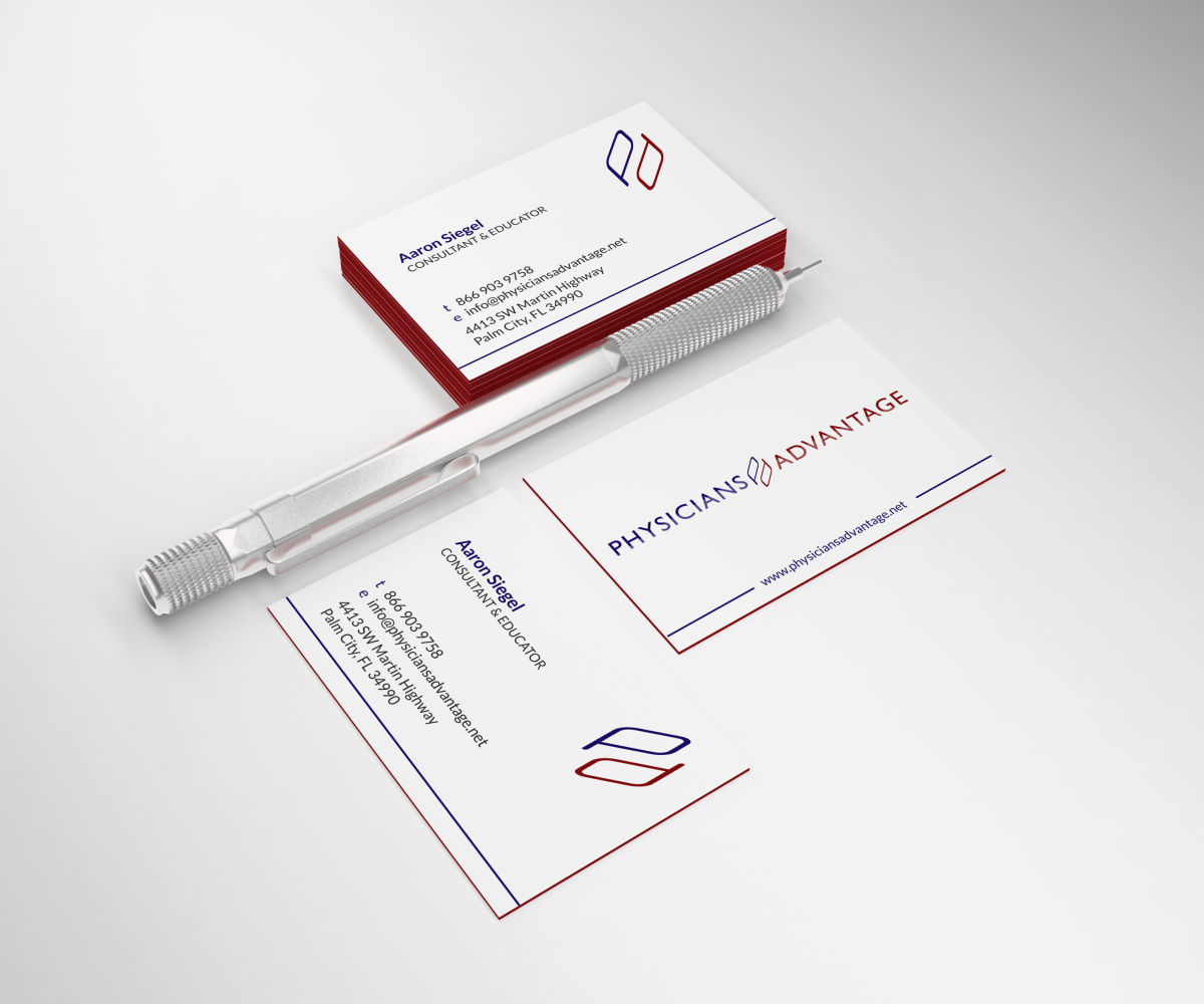 Business Card Design by HYPdesign for Physicians Advantage Services, Inc. | Design #2456810