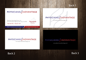 Business Card Design by meet007 for Physicians Advantage Services, Inc. | Design: #2453479