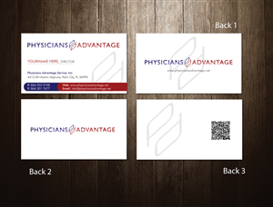 Business Card Design by meet007 for Physicians Advantage Services, Inc. | Design: #2459637