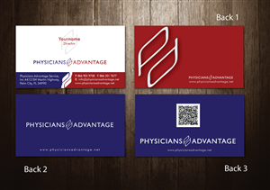 Business Card Design by meet007 for Physicians Advantage Services, Inc. | Design: #2459640
