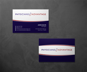 Business Card Design by logodentity for Physicians Advantage Services, Inc. | Design: #2454314