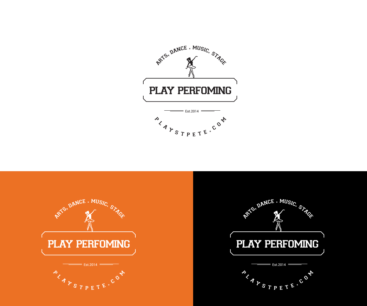 Logo Design by jemstech for PLAY Perfroming Arts | Design #13072455