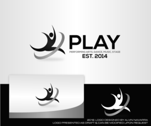 Logo Design by alvinnavarra for PLAY Perfroming Arts | Design: #13067733