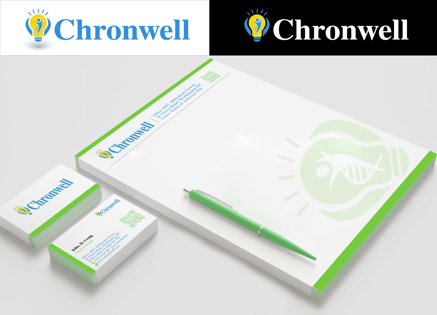 Logo Design by Kriyetiveworx for Chronwell | Design #13102802