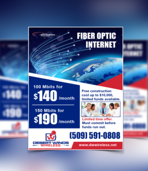 Fiber Optic Internet flyer promotion Winter 2016-2017