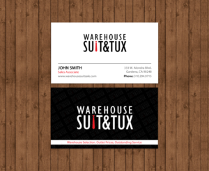 WSS (Acronym for Warehouse Suit Sale) or Image | Visitenkarten-Design von chandrayaan.creative
