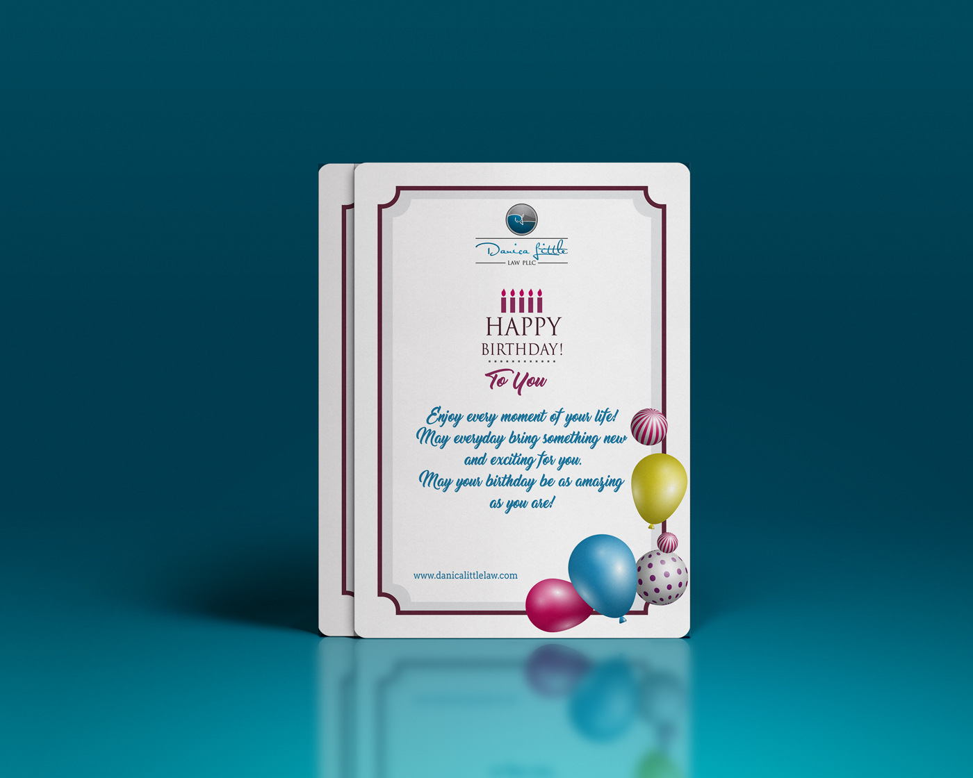 Greeting Card Design by MindCraft Design for Danica Little Law, PLLC | Design #13080480