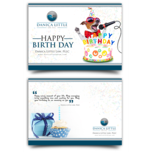 Diseño de Tarjeta de Felicitación por creative.bugs para Danica Little Law, PLLC | Diseño: #13081178