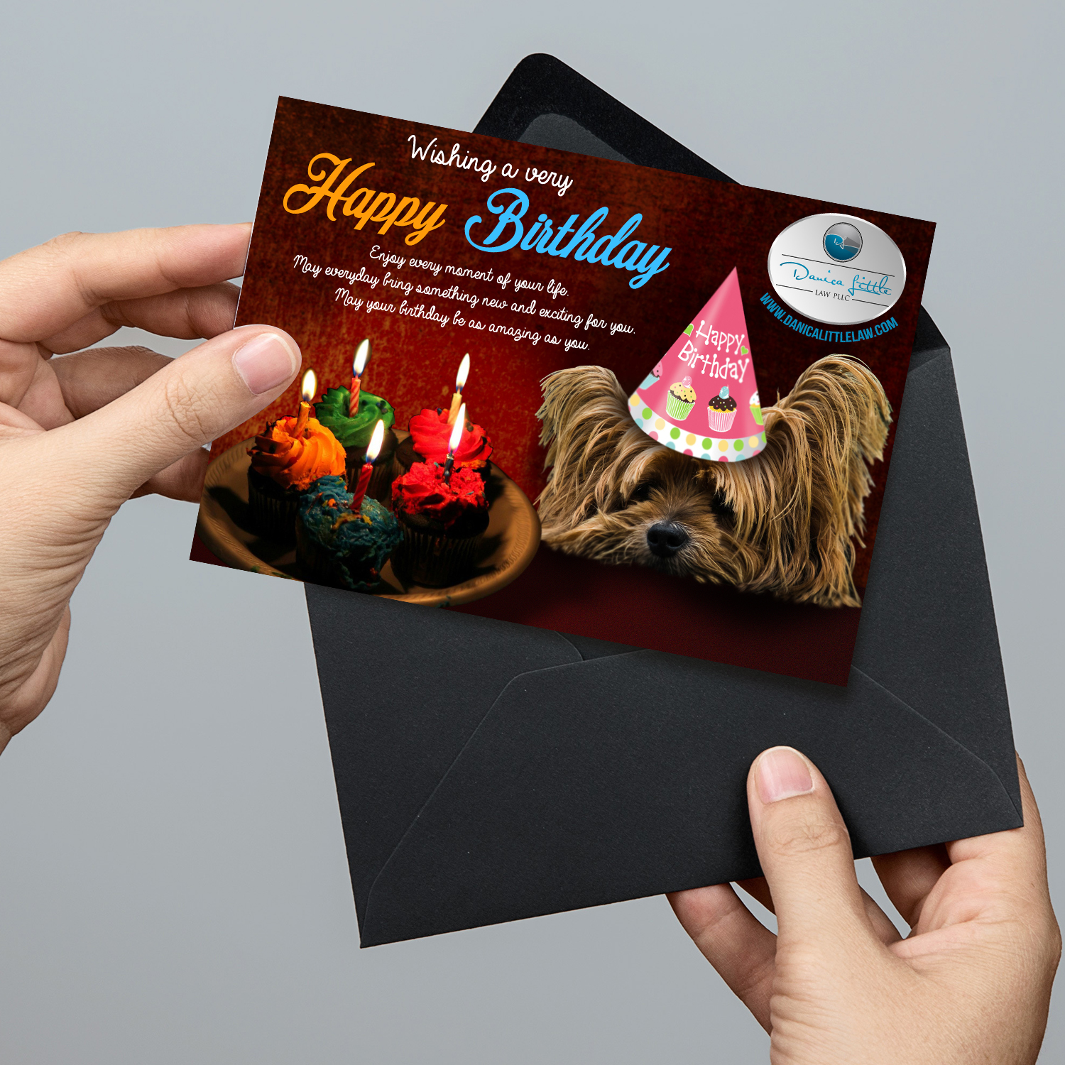 Diseño de Tarjeta de Felicitación por SAI DESIGNS para Danica Little Law, PLLC | Diseño #13110299
