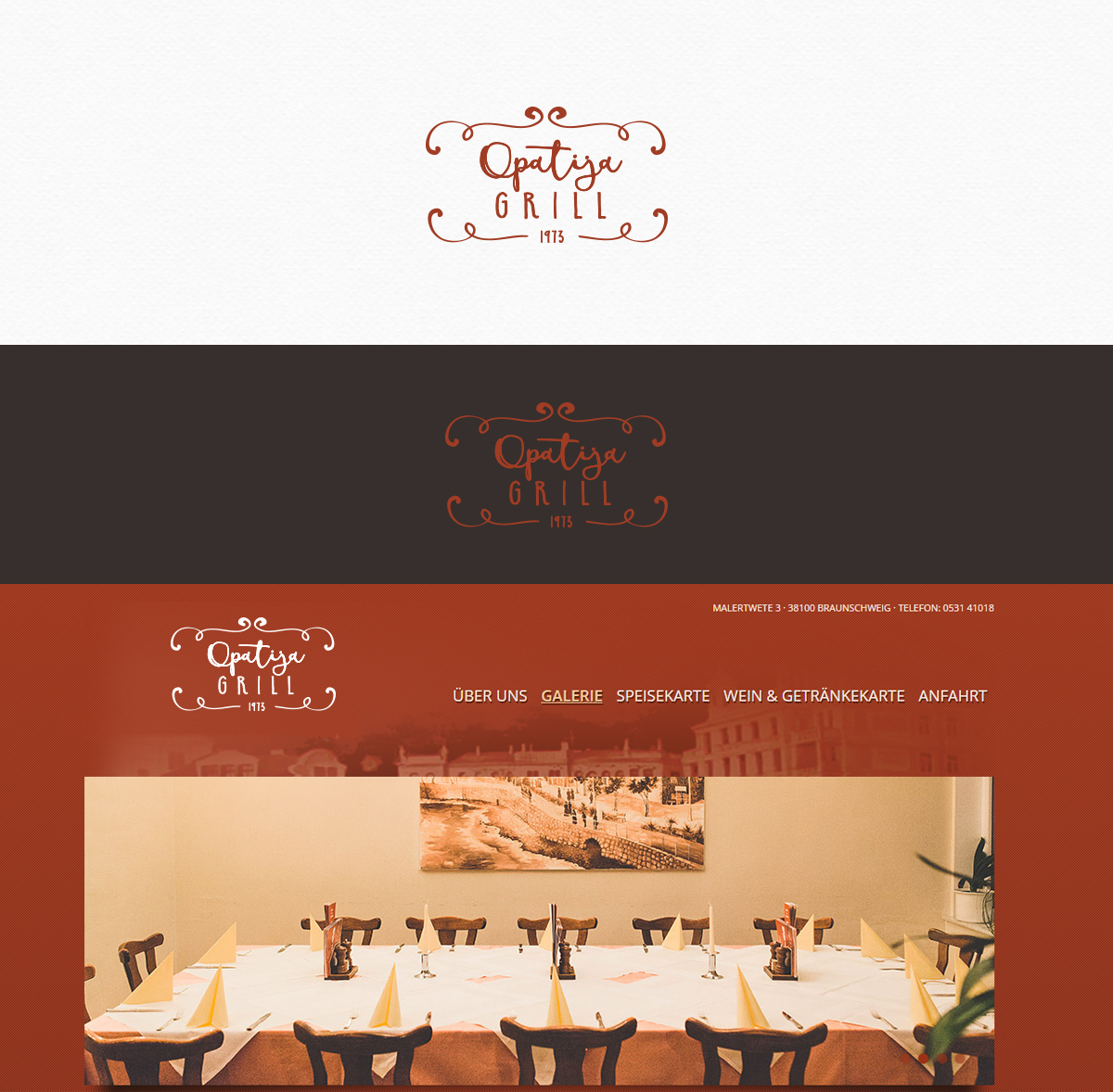 Logo Design by ne_padamo for Restaurant Opatija Grill | Design #13157306