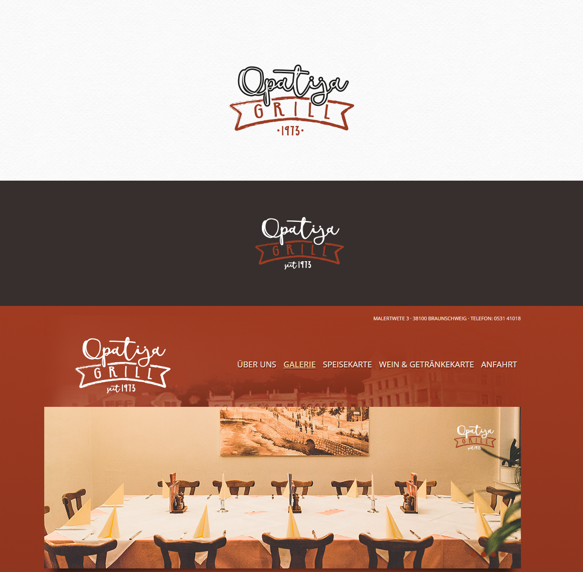 Logo-Design von ne_padamo für Restaurant Opatija Grill | Design #13157771