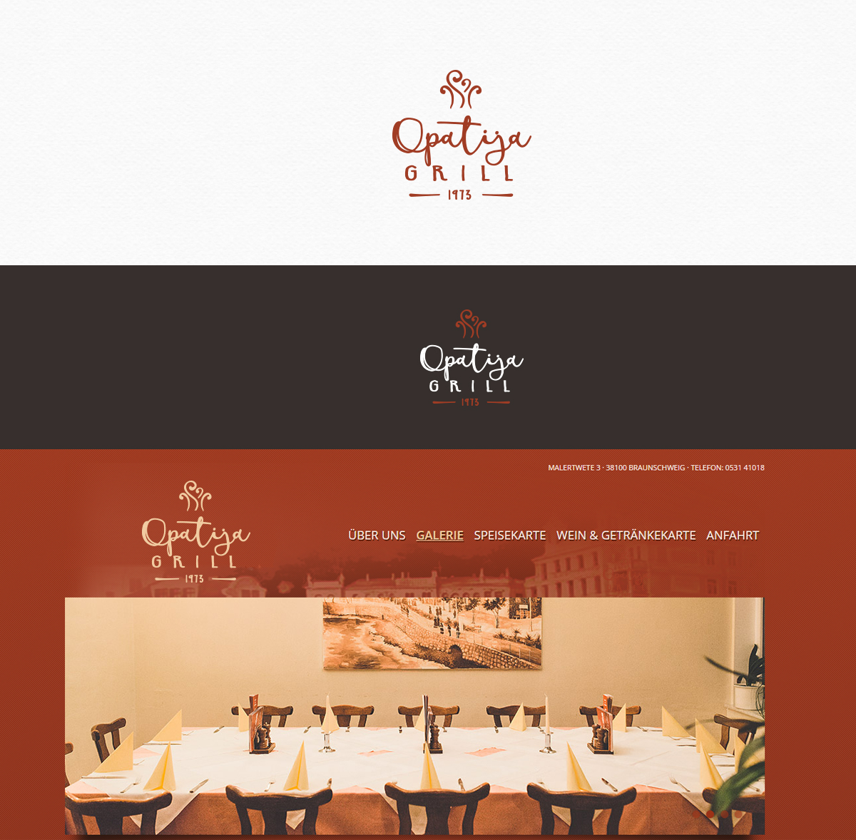 Logo Design by ne_padamo for Restaurant Opatija Grill | Design #13157941