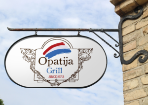 Diseño de Logo por gooddesign para Restaurant Opatija Grill | Diseño: #13164230