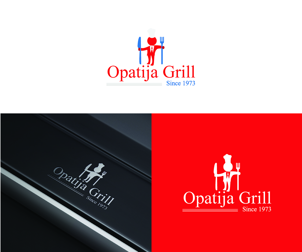 Logo Design by eMARK for Restaurant Opatija Grill | Design #13122552