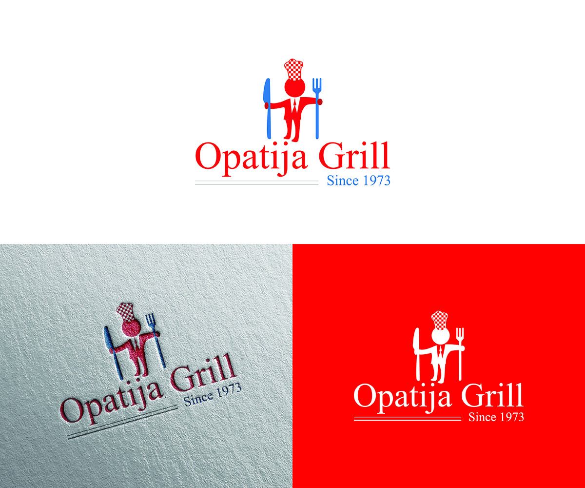 Diseño de Logo por eMARK para Restaurant Opatija Grill | Diseño #13132025