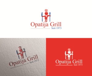 Logo Design by eMARK for Restaurant Opatija Grill | Design #13148416