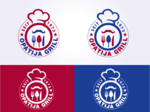 Logo Design by sayak2014 for Restaurant Opatija Grill | Design: #13089128