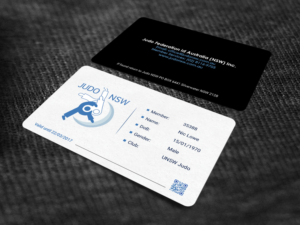 Judo NSW membership cards - one for black belts, one for everyone else. | Business Card Design by Sandaruwan