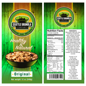 Packaging Design by AccuSource for Seattle Granola Company | Design: #13108457