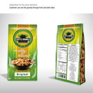 Packaging Design by AccuSource for Seattle Granola Company | Design: #13108459