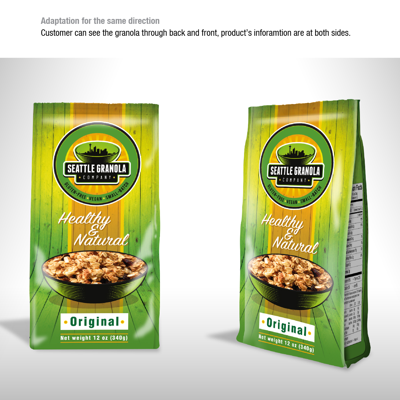 Packaging Design by AccuSource for Seattle Granola Company | Design #13108460