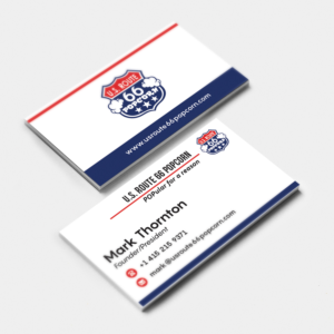 U.S. Popcorn company needs business cards | Business Card Design by Filo F
