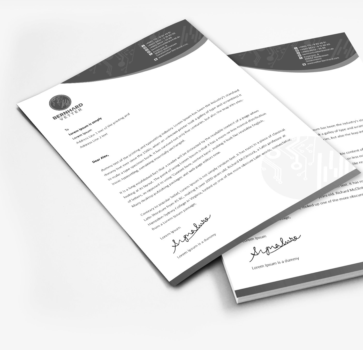 Letterhead Design by kousik for this project | Design #13170442