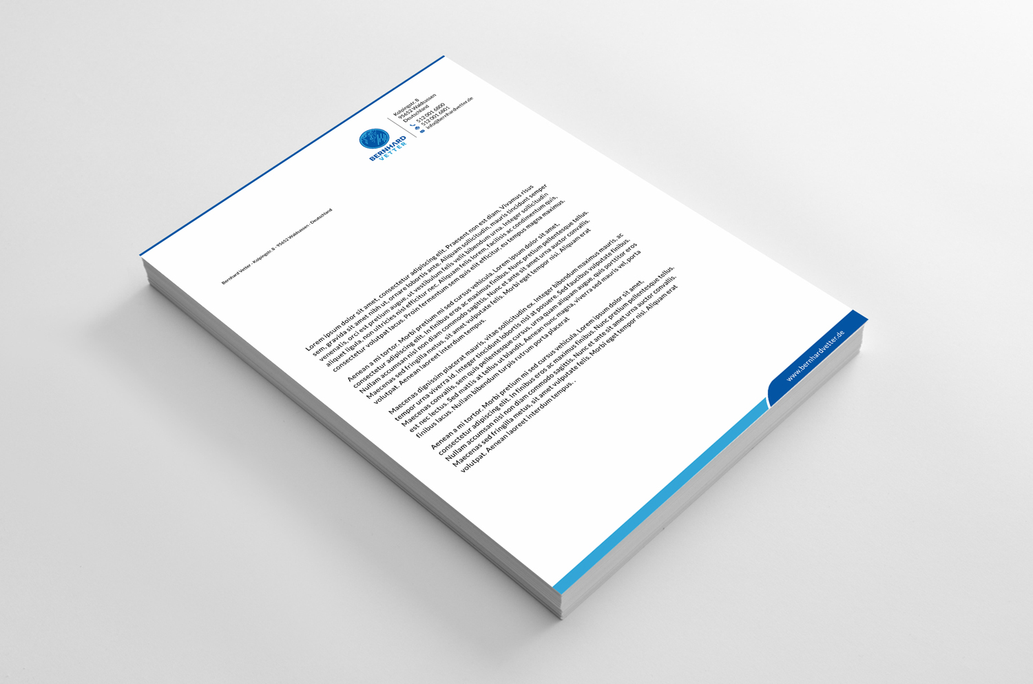 Letterhead Design by SKYdesign for this project | Design #13085952