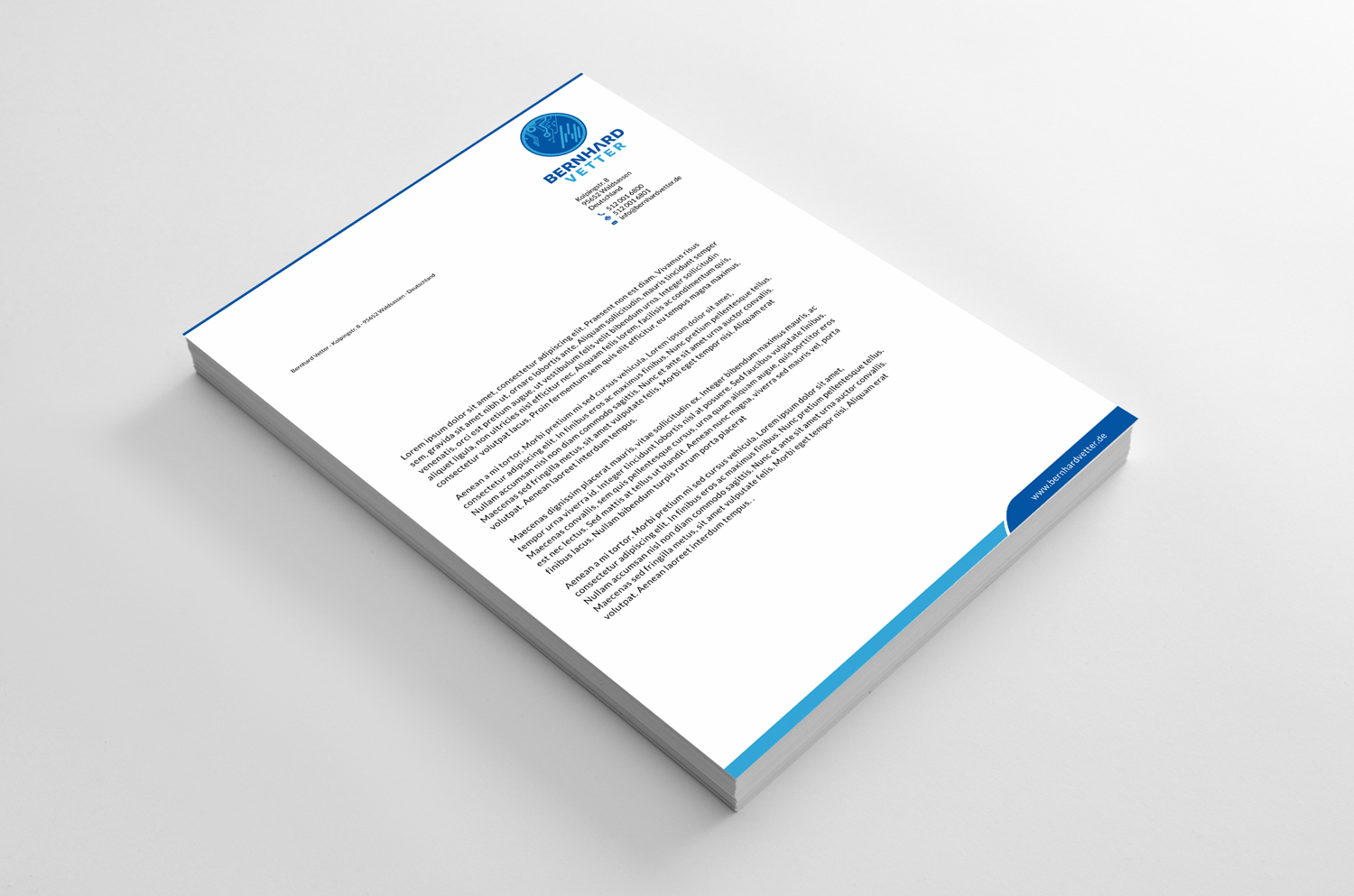 Letterhead Design by SKYdesign for this project | Design #13085954